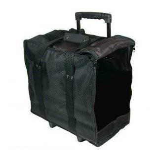 Jewelry Display Black Carrying Case w/ Wheels & Handle