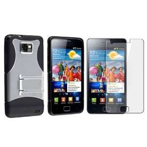 Hard Stand Holder TPU Rubber Skin Case Cover + FREE LCD 