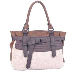 Stylish Women Handbag Double handle Shoulder Tote Bag with Crocodile 