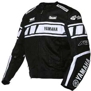  Joe Rocket Yamaha Champion Mesh Motorcycle Jacket Black 