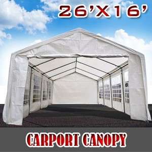 Large Gazebo 26x16 Carport Canopy Wedding Party Tent Car Shed Local 