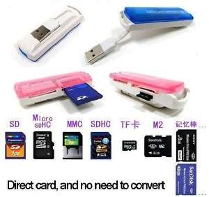 USB 2.0 Multi MEMORY CARD READER SD SDHC MS mmc gb 1 tf  
