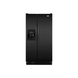    ED5DHEXWB 25 cu. ft. Side by Side Refrigerator   Black Appliances
