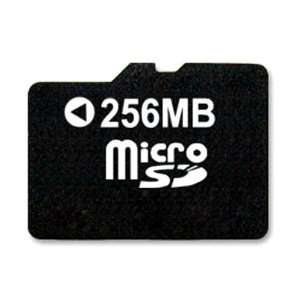  Micro SD / Transflash Memory Card with Adapter, 256MB  