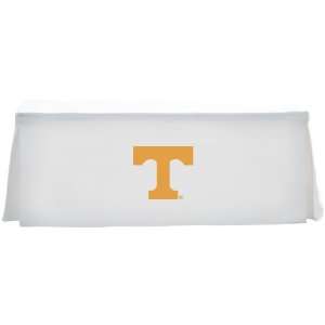   Foot Fitted Folding Table Cover, white w/logo