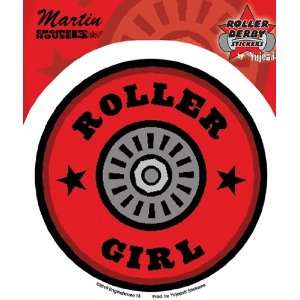  Enginehouse 13   Roller Girl Skate Wheel   Sticker / Decal 