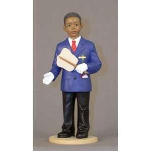 African American Figurine Sundays Young Boy Usher 
