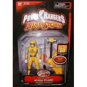  Yellow Wind Ninja Flash Power Ranger Storm: Toys & Games