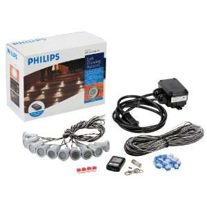  Philips Aurelle 10 LED Deck Light Kit, Blue Patio, Lawn & Garden
