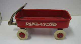 Vintage Radio Flyer Toy Miniature red wagon  
