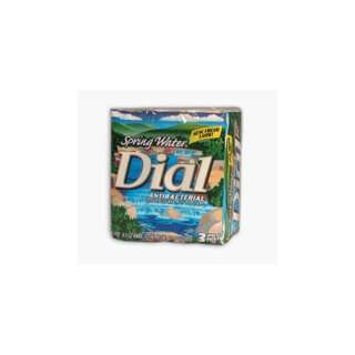  Dial Antibacterial Deodorant Soap, Spring Water 3Bars 