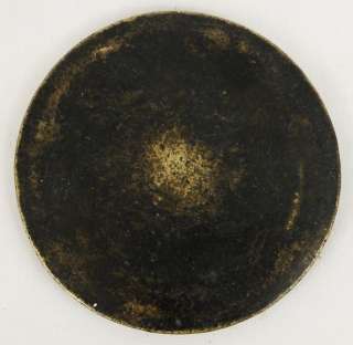 Antique Chinese 16th C. Ming Dynasty Bronze Signed Hand Mirror w 