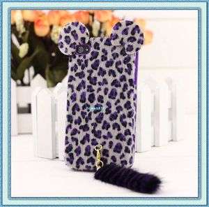   Leopard with Long Tail Hard Case Cover For Apple iPhone 4 4G 4S  