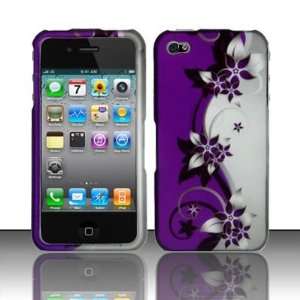  Apple Iphone 4, 4s Phone Protector Hard Cover Case Silver 