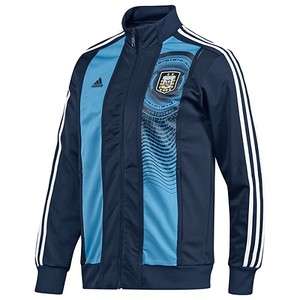 adidas Argentina 2012 Soccer Presentation Jacket Navy/Royal/White 