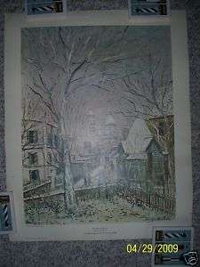 Sacre Coeur De Montmartre Print Maurice Utrillo 1964  