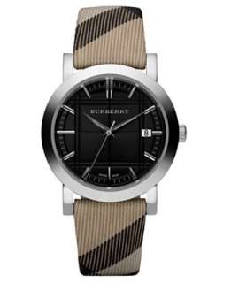 Burberry Timepiece, Nova Check Fabric Strap BU1772   Brandss