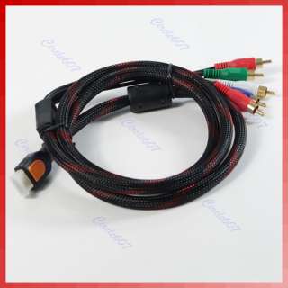 HDMI to 5 RCA Audio Video AV Component Cable Wire 1.5m  