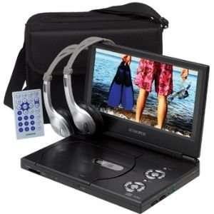  Audiovox D1988PK 9 Inch Slim Line Portable DVD Player with 
