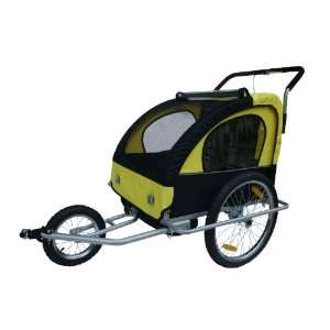   Baby Bicycle Bike Trailer and Stroller   Yellow