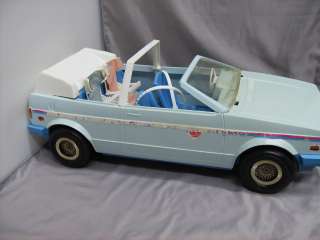 Barbie Vintage Heart Family Blue Car & Infant Baby Seats 1981  