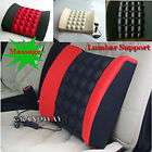   Electrcial Back Office Lumbar Support Cushion Pillow With Massage 12V