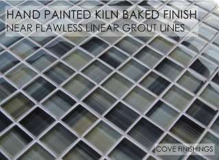   Hand Painted Glass Mosaic Tile For Kitchen Backsplash/Bathroom  