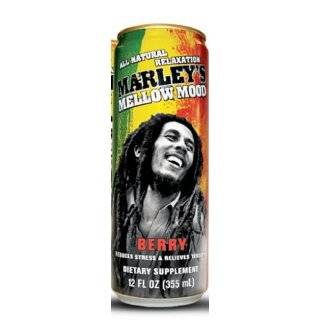 Marleys Mellow Mood Relaxation Soda, Berry Flavor, 12 Ounce (Pack of 