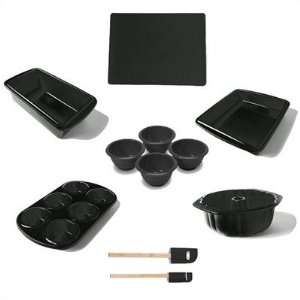  11 Piece Black Bakeware Set