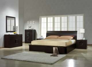 Haaretz Chocolate 6PC King Size Bedroom Furniture Set  