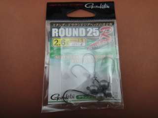 Gamakatsu Round Jig Head Hooks 4pcs x 2.6g (#1)   NEW  