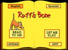 Ruffs Bone PC CD kids interactive reading book game  