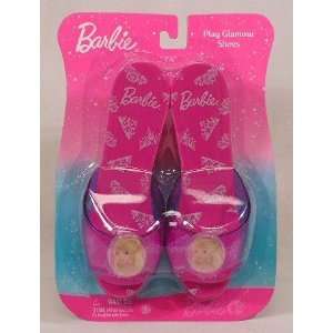  Barbie Play Shoes Pink with Crowns on Sole Toys & Games