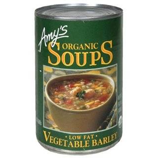 Amys Organic Vegetable Barley Soup, Low Fat, 14.1 Ounce Cans (Pack of 