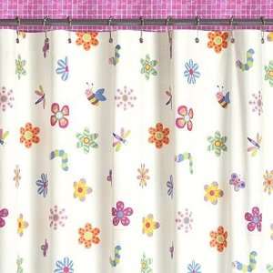    Flowerland Kids Shower Curtain by Olive Kids