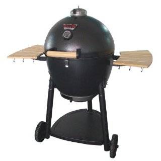   Griller 16619 Kamado Kooker Charcoal Barbecue Grill and Smoker, Black