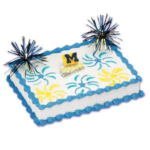   of Michigan Bobble Head Magnet Cake Decoration Topper Kit  