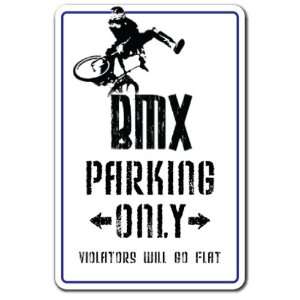  BMX ~Novelty Sign~ parking bike trick rider parts gift 