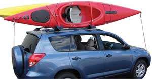   XV J Style Universal Car Rack Kayak Carrier with Bow and Stern Lines