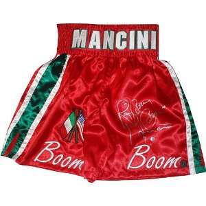    Ray Boom Boom Mancini Autographed Boxing Trunks