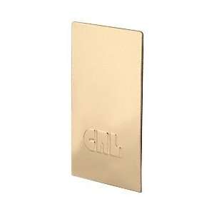 CRL Polished Brass End Cap for B7S Series Heavy Duty Square Base Shoe