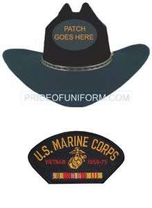 USMC MARINE CORPS VIETNAM CAVALRY HAT COWBOY S M  