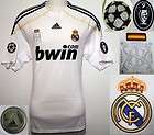   REAL MADRID HOME 09/10 CHAMPIONS LEAGUE SOCCER FOOTBALL TRIKOT JERSEY