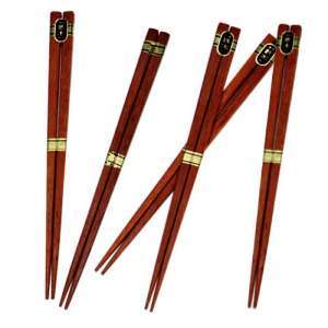   inch Hardwood 6 pair chinese chopstick 028901010300  