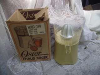 Vintage Oster Automatic Citrus Juicer in Box  