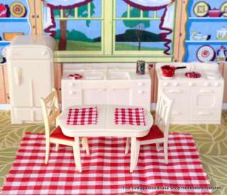   /IDEAL Vintage Dollhouse Furniture LOVELY KITCHEN COMBO 3/4  