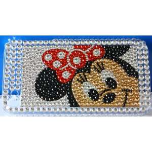   Rhinestone Minnie Mouse iPhone 4 case cover Cell Phones & Accessories