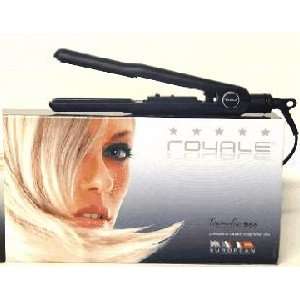 Royale Tourmaline Ceramic Hair Straightener Flat Iron Dual Voltage 
