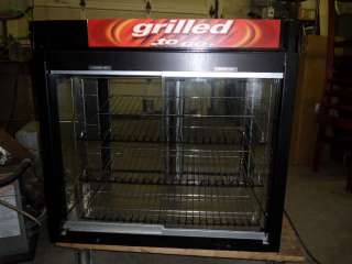   USED AFST 2X Food Warmer Display Two Sliding Doors Concession  