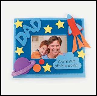 Dad Frame Craft Kit 4 Kids Outer Space Magnetic ABCraft  